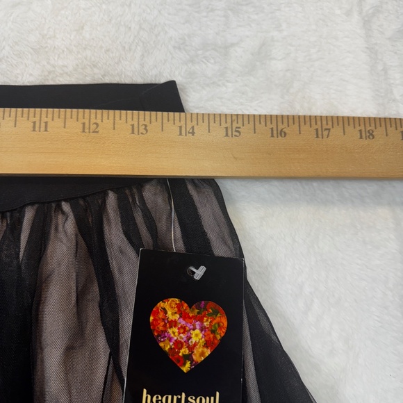 Haertsoul Skirt Womens Size Large Black Pink Whimsigoth Feminine Mini Ballet - Picture 6 of 8